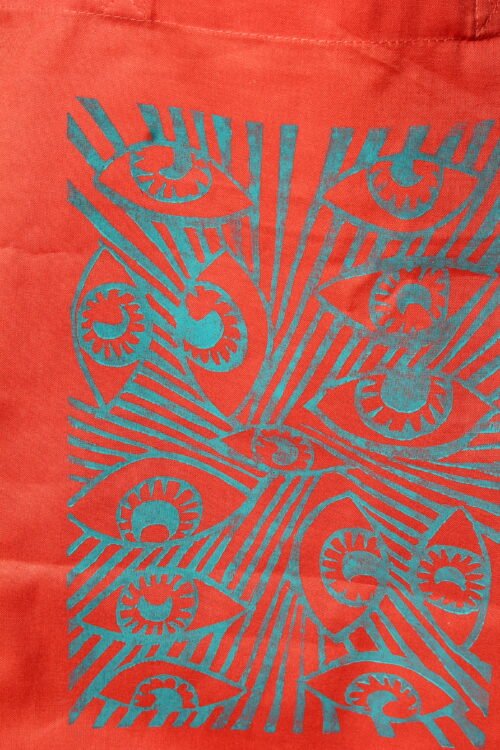 handmade salmon totebag 2